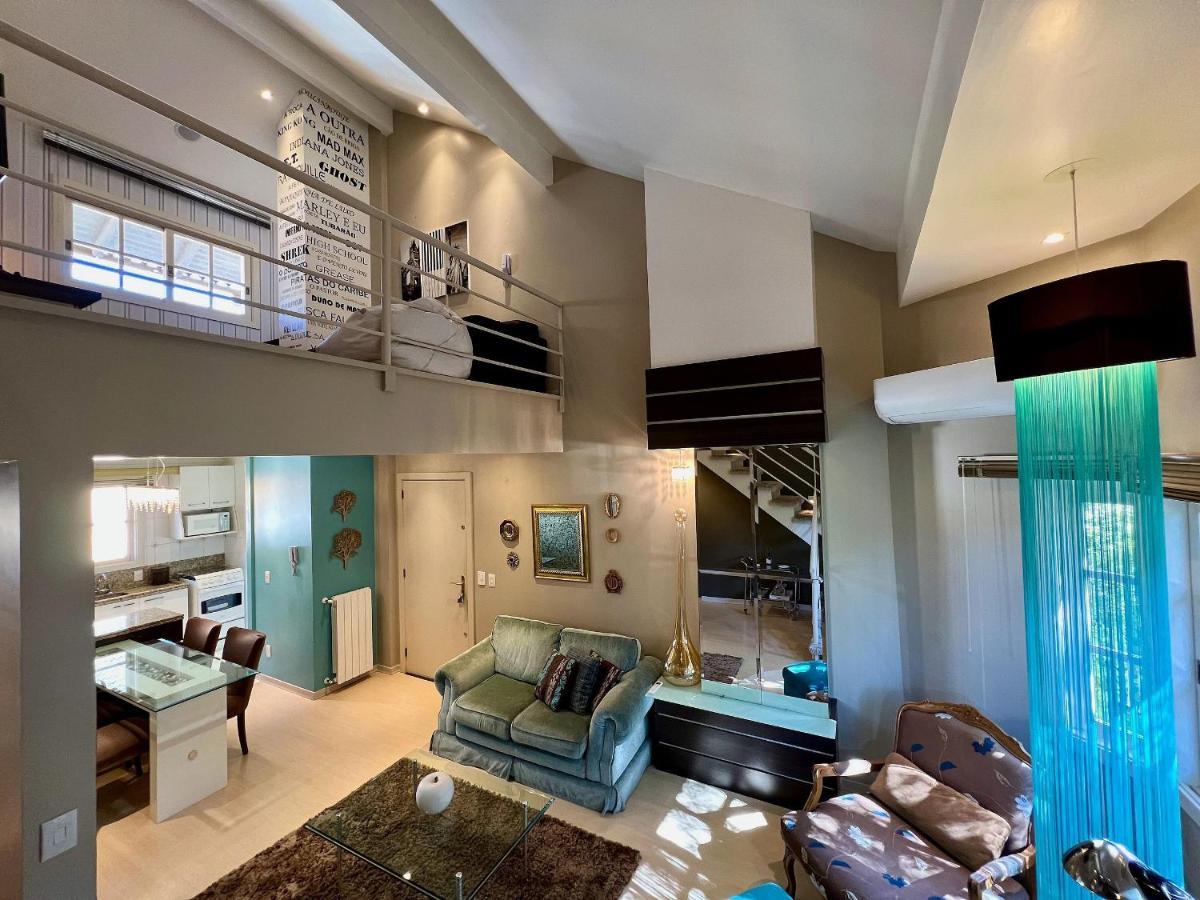 Апартаменты Cobertura Duplex De Cinema 3Dorm By Achei Грамаду Экстерьер фото